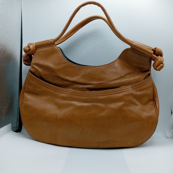 Source Unknown Handbags - Vintage Knot Handle Hobo in British Tan